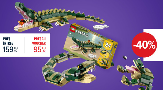 LEGO® CREATOR 3în1 Crocodil