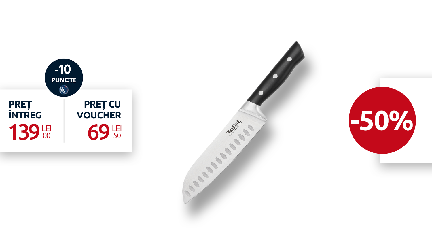 Cuțit Santoku Perfect Resist 18 cm