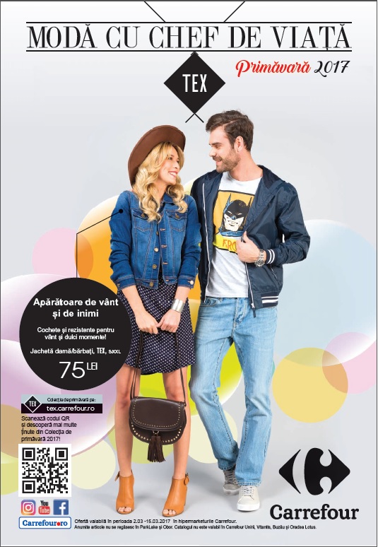 Noua colecție de primavară TEX prinde #chefdeviață, exclusiv la Carrefour! Noua colecție de primavară TEX prinde #chefdeviață, exclusiv la Carrefour!