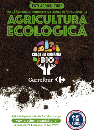 Carrefour lansează a doua ediție a programului CREȘTEM ROMÂNIA BIO