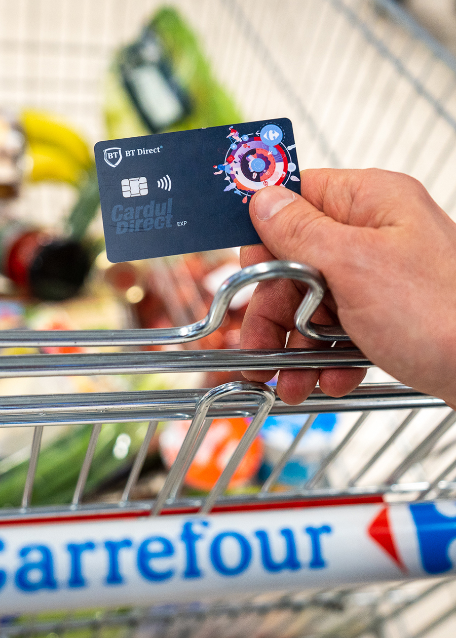 Carrefour România și BT Direct lansează Card Direct de la Carrefour,  cu finanțare pe loc și 5% bani înapoi pe card