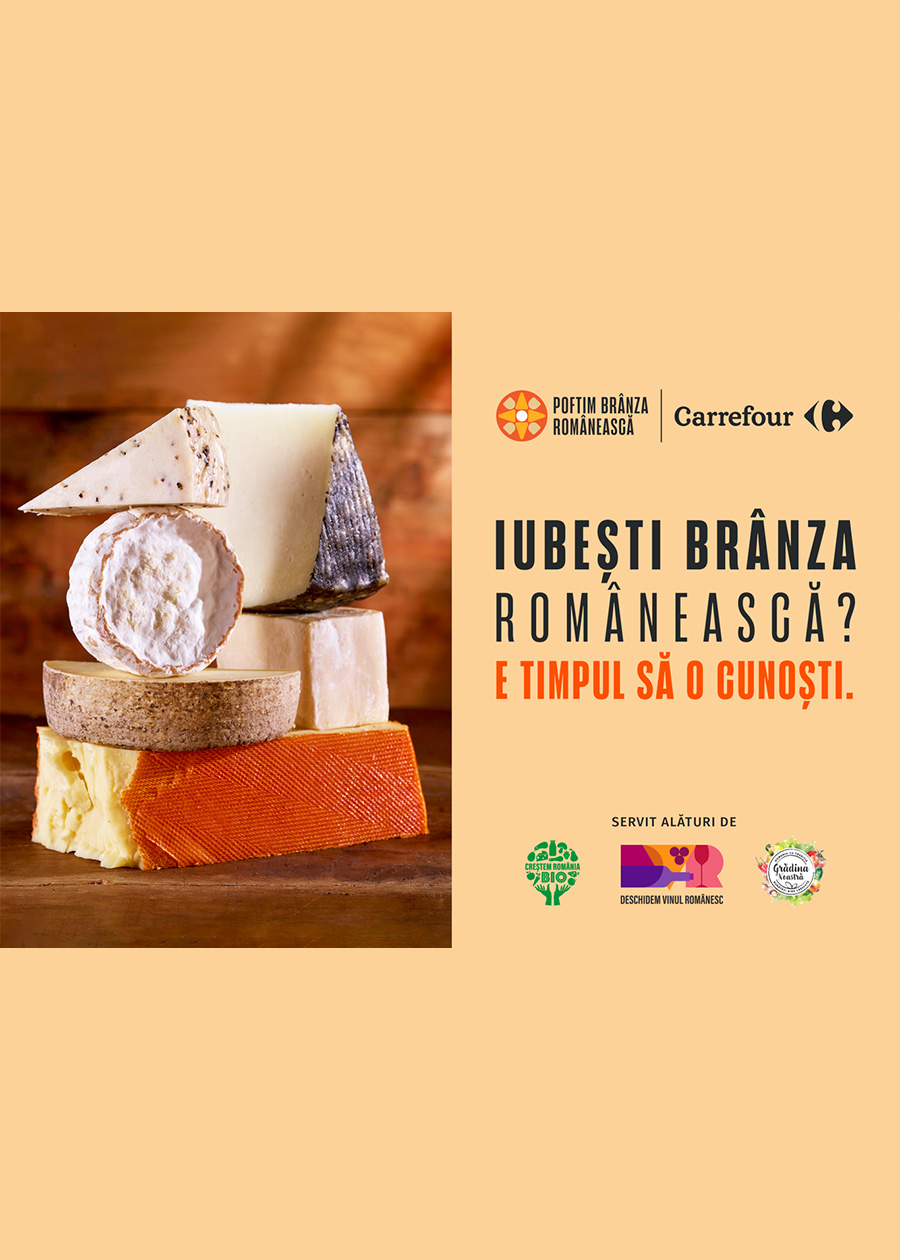 Carrefour România prezintă programul Poftim Brânza Românească, o nouă inițiativă de susținere a producătorilor locali