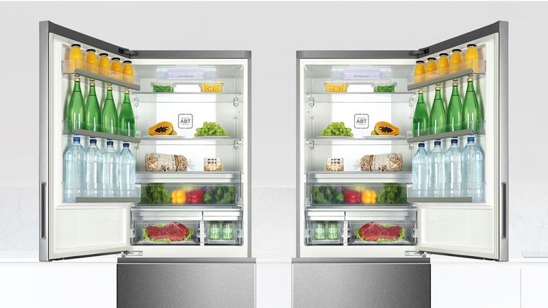 Instalați-vă frigiderul oriunde doriți datorită ușilor reversibile 