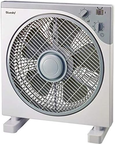 Bluesky BBF12-17 - Ventilador (Ventilator con aspas para el hogar, Gris, Blanco, Piso, Mesa, 1300 RPM, Botones, Giratorio, 1 h)