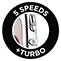 5 viteze + turbo
